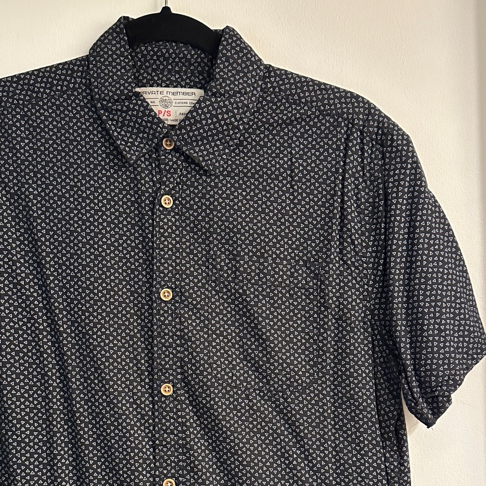 Geometric Button Up Shirt